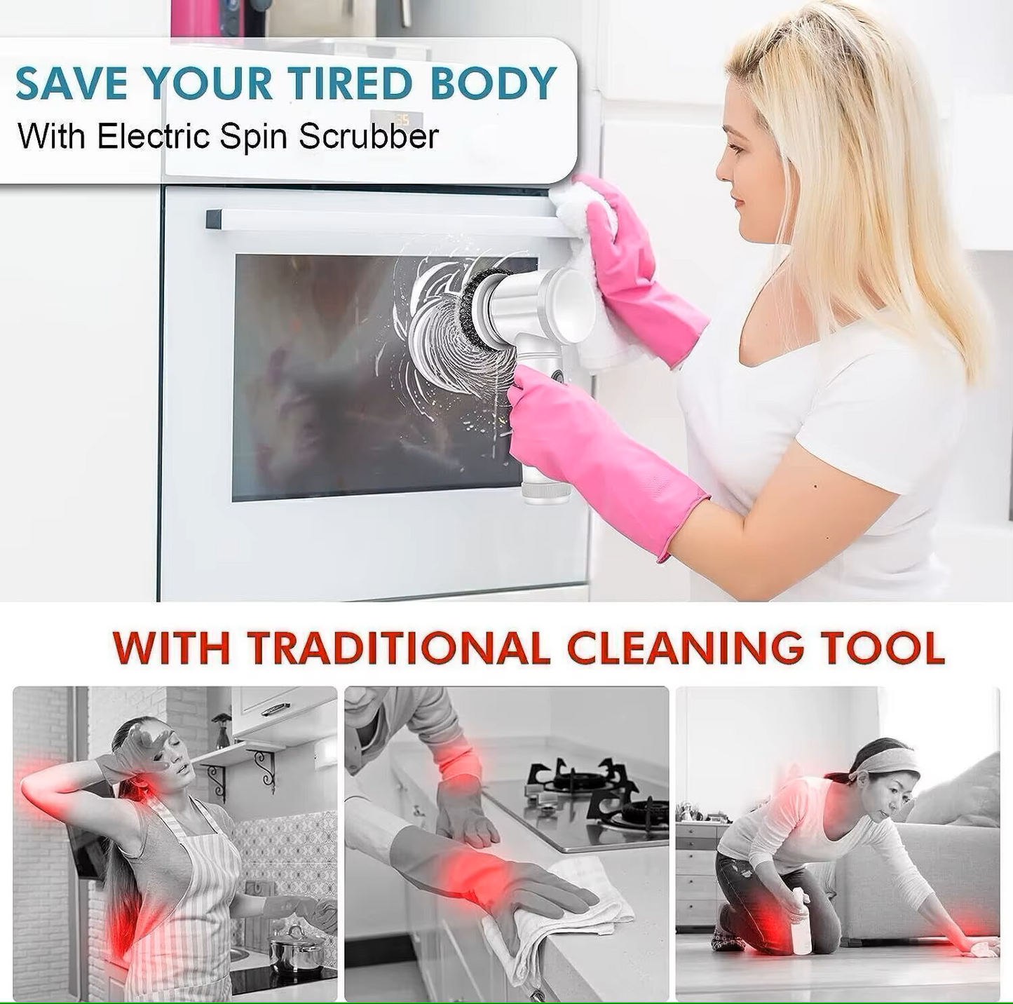 WashBuddy 5 in 1 Electronic Cleaning Brush